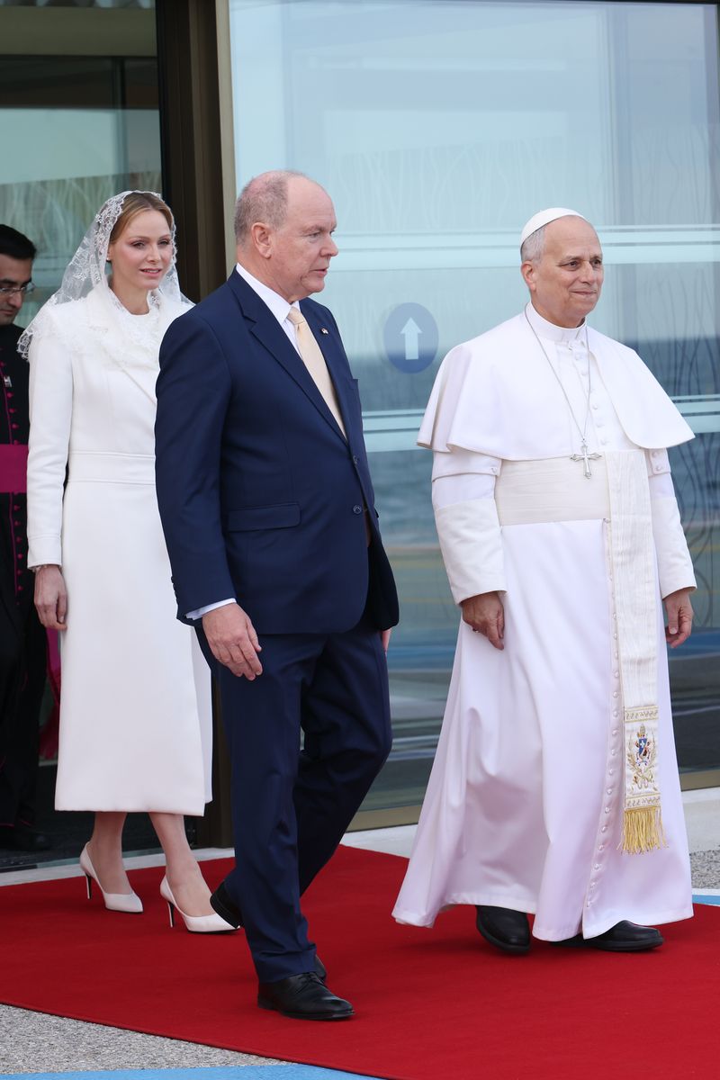 Prince Albert and Princess Charlène offered heartfelt support to Pope Leo XIV following his health announcement.