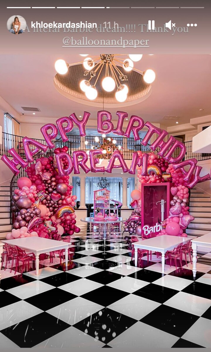 Rob and Khloé Kardashian celebrate Dream’s 5th birthday with stunning Barbie themed decor