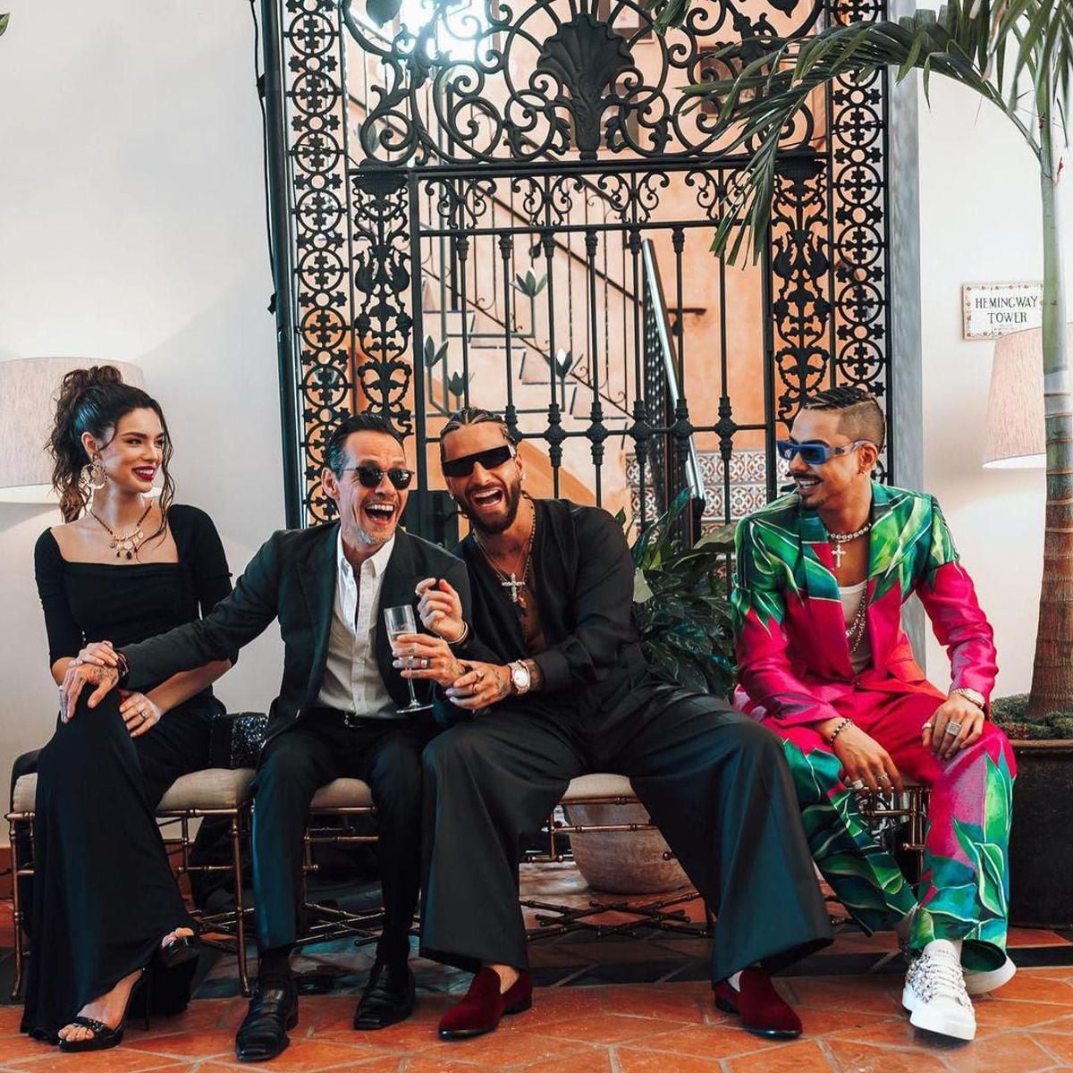 Nadia, Marc Anthony, Maluma y Quincy