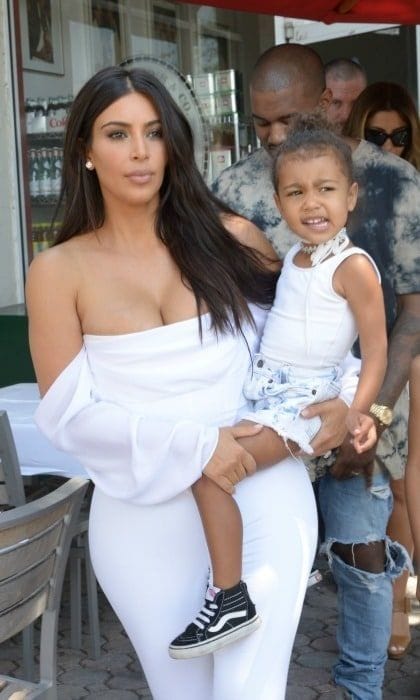 Kim says that North is designing her own clothes.
<br>
Photo: GC Images