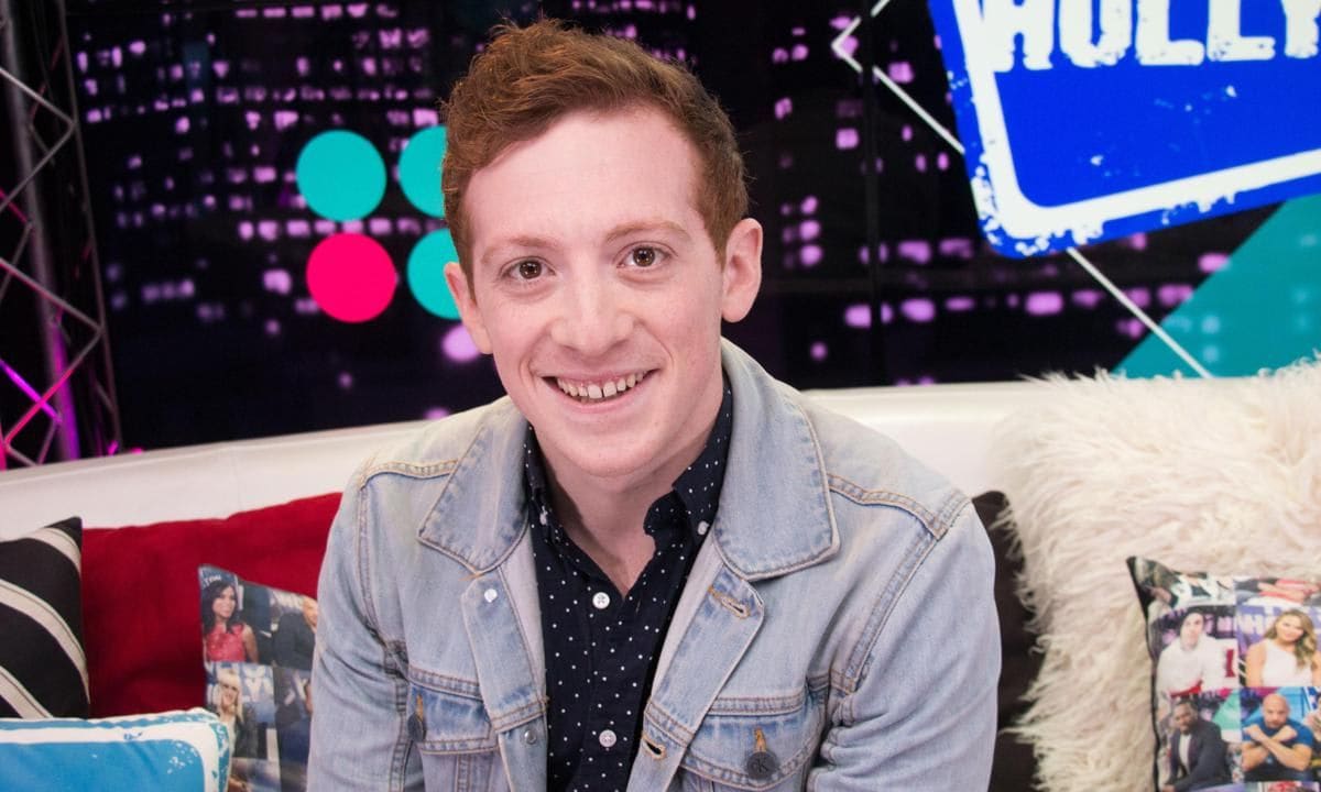 Tom Kenny And Ethan Slater Visit Young Hollywood Studio