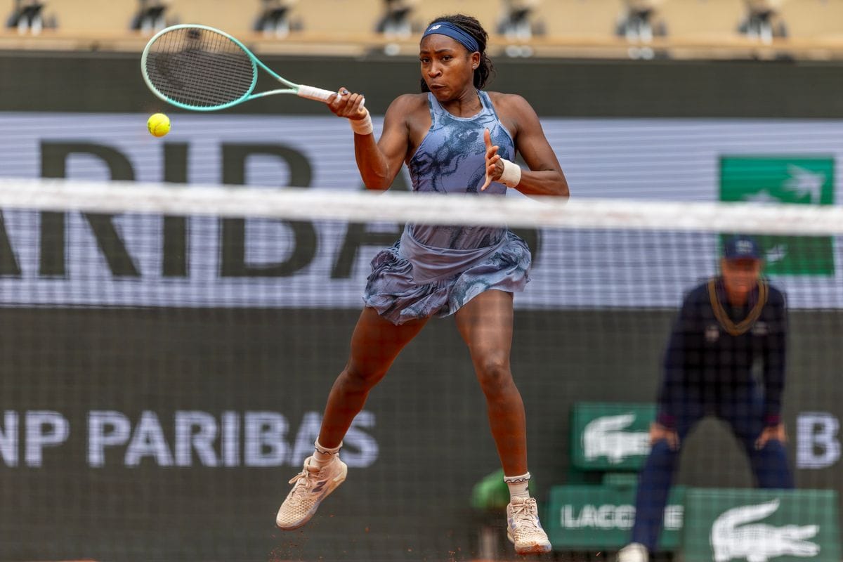 Coco Gauff has reached the second round of the French Open
