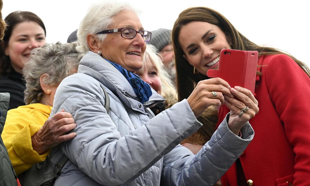 The Prince and Princess began their visit in Anglesey.
