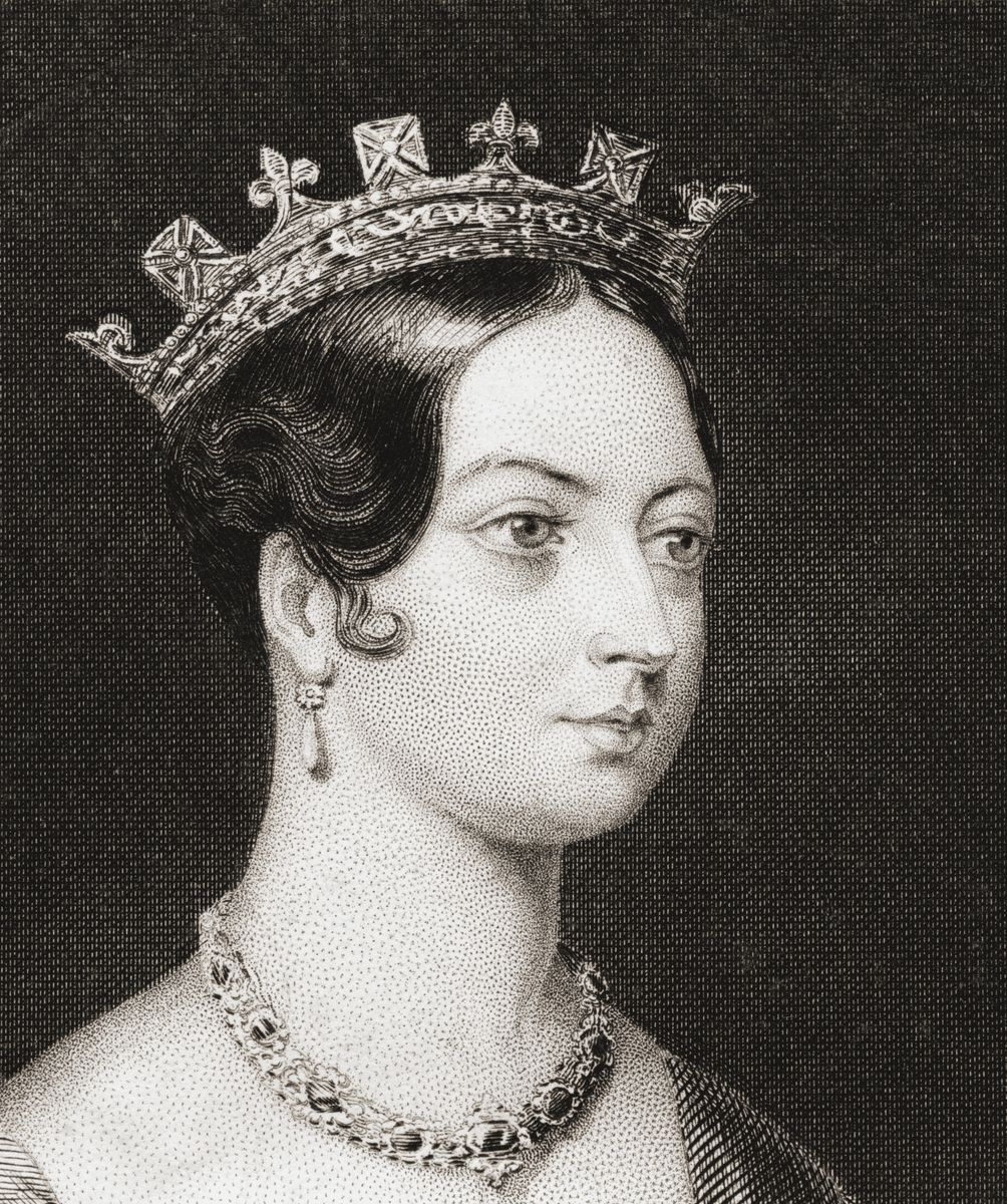 Queen Victoria, 1819 -1901. Queen Of The United Kingdom Of Great Britain And Ireland. From The History Of England Published 1859.