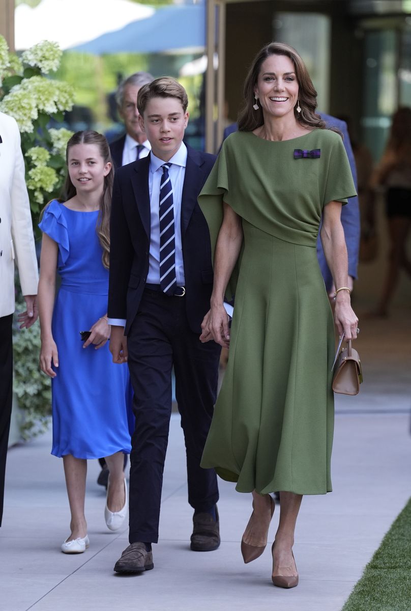 Prince George looks increasingly confident during a public appearance with his parents.