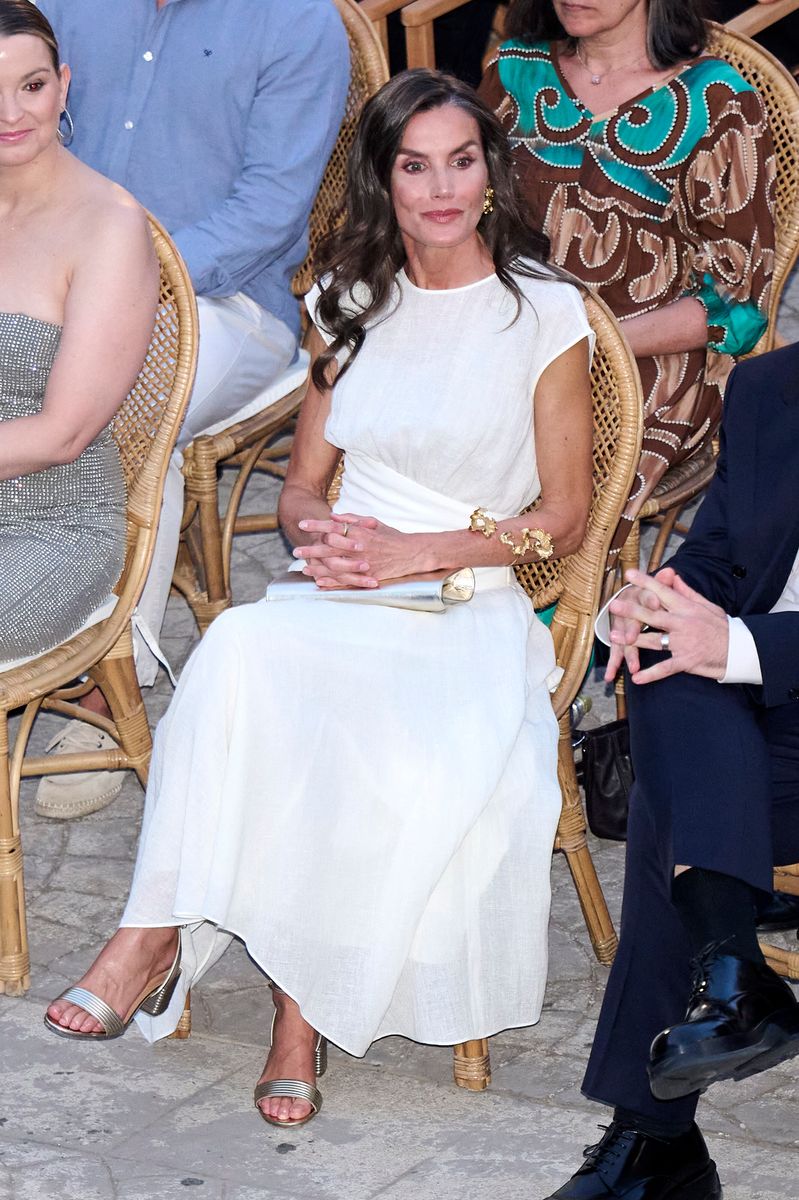 Queen Letizia of Spain attends the closing ceremony of the Atlantida Mallorca Film Fest 2025 at La Misericordia Cultural Centre on August 03, 2025 in Palma de Mallorca, Spain.