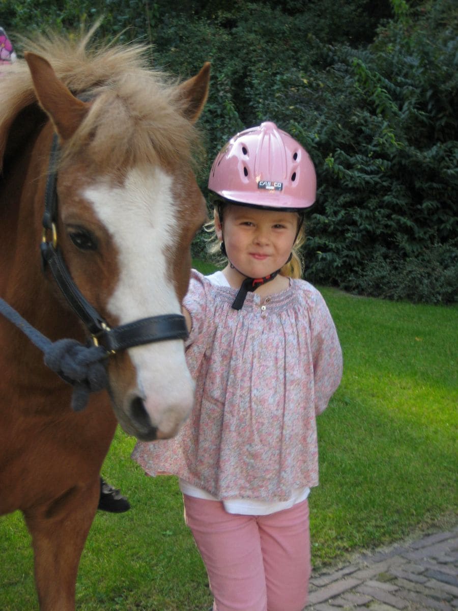 The Princess with pony Fredje