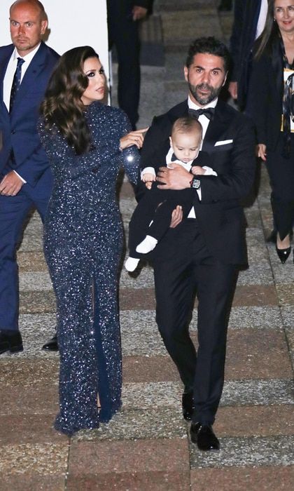 Eva Longoria and baby Santiago