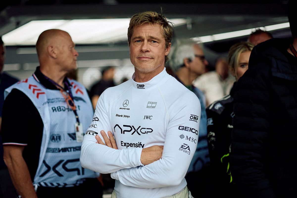 Pitt is returning to blockbuster filmmaking this summer, with "F1"