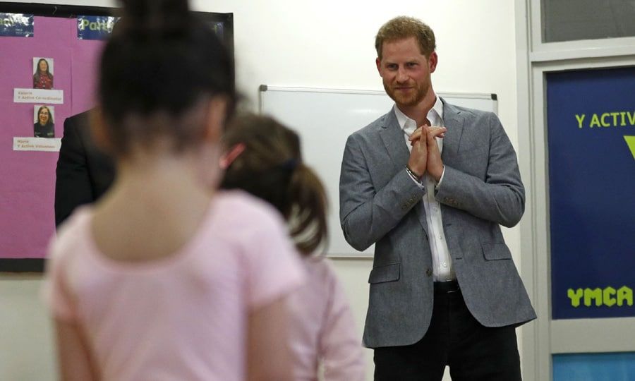 Prince Harry dances ballet