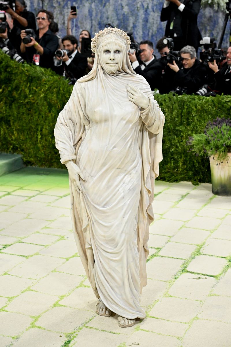Heidi Klum at The 2026 Met Gala Celebrating "Costume Art" held at The Metropolitan Museum of Art on May 04, 2026 in New York, New York. (Photo by Michael Buckner/Penske Media via Getty Images) 