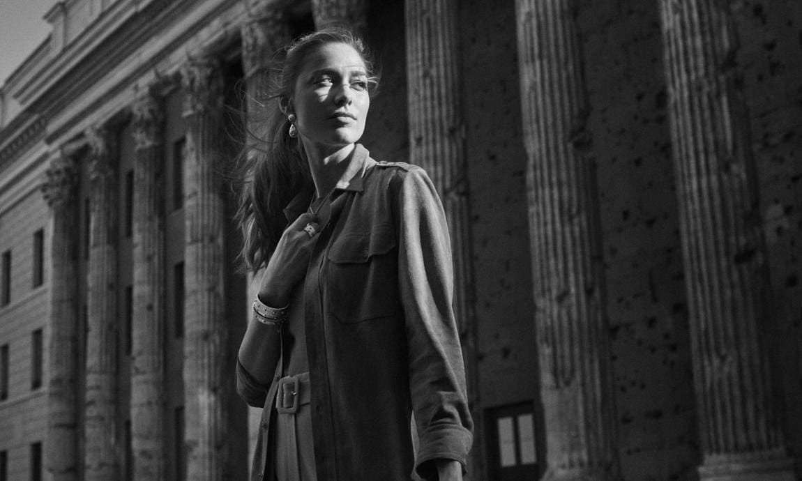 The Monaco royal returned to Rome for the photo shoot
