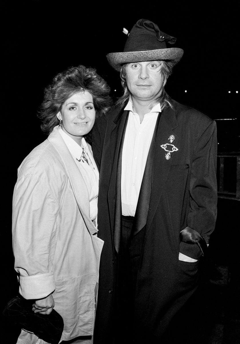 Ozzy Osbourne and wife Sharon Osbourne circa 1985 