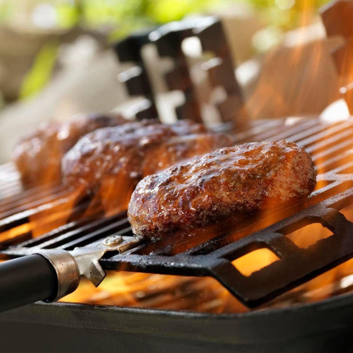 You want the burgers to look golden brown