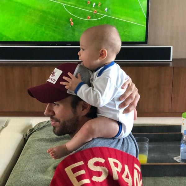 Enrique Iglesias and son Nicholas
