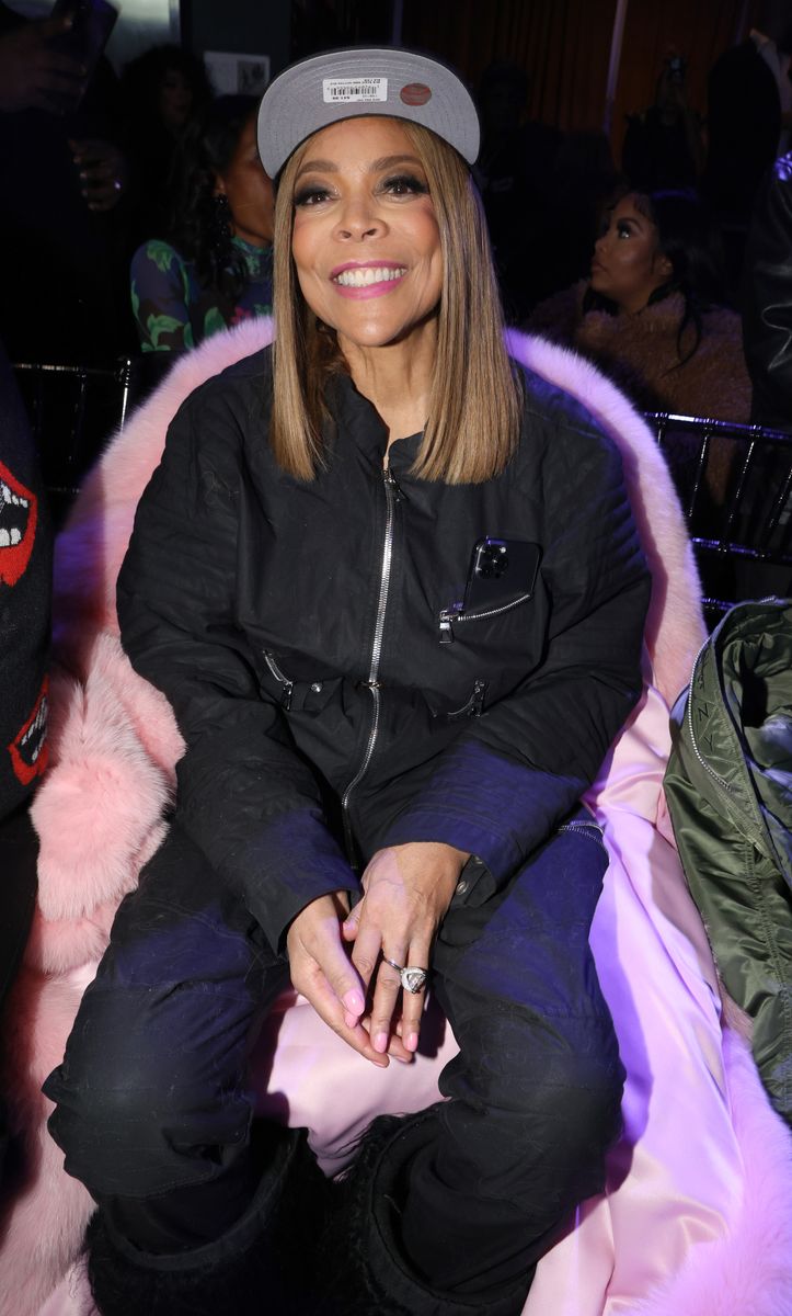  Wendy Williams attends Daniel's Leather Fashion Show featuring Dame Dash at Harbor New York City on February 15, 2023 in New York City. (Photo by Johnny Nunez/WireImage)