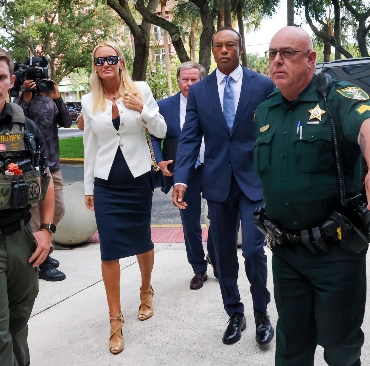 Vanessa Trump accompanied Tiger Woods in court on September 2nd