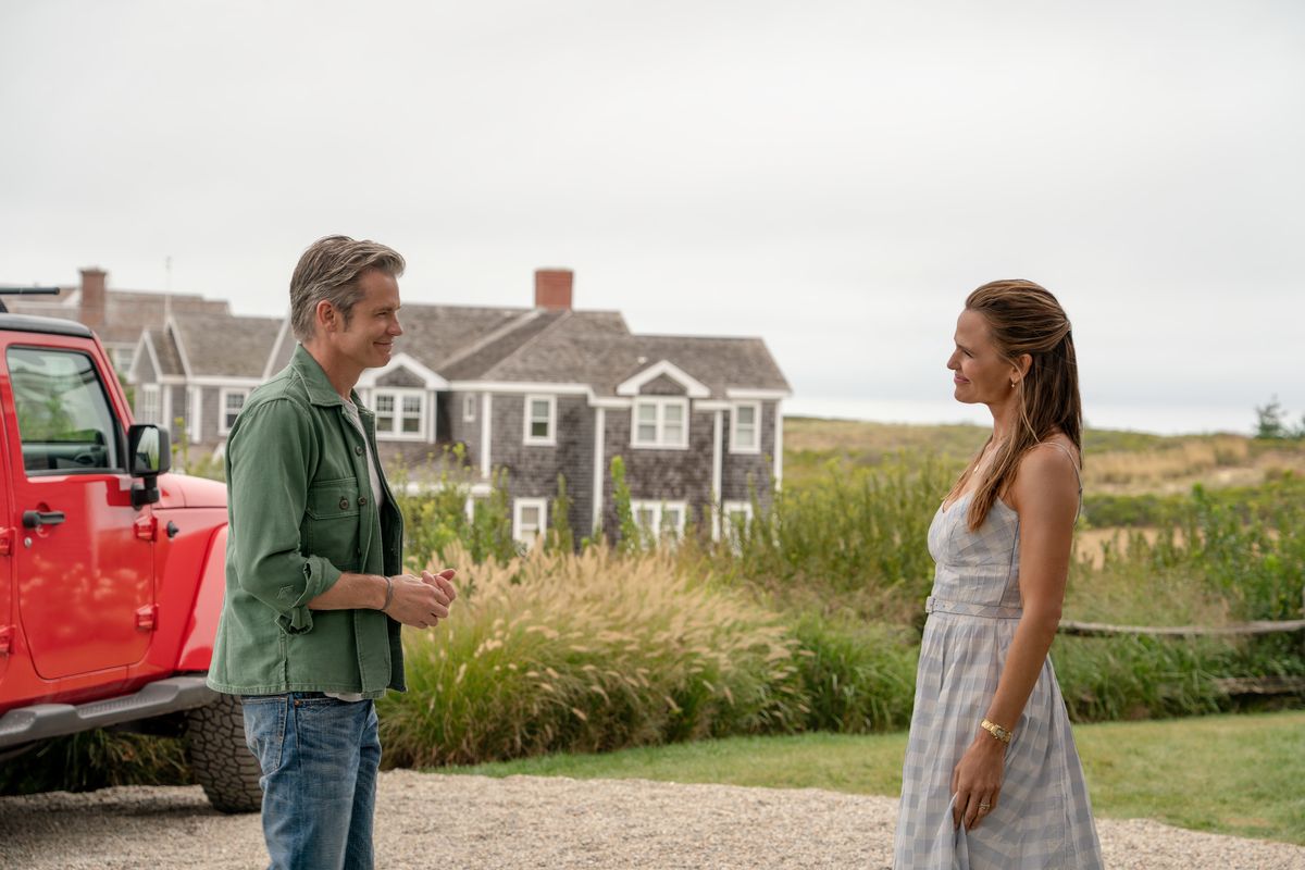 Timothy Olyphant as Jack, Jennifer Garner as Hollis