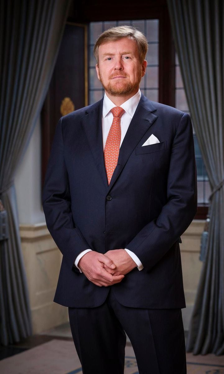The photos were likely taken during the New Year Reception on Jan. 14 in Amsterdam