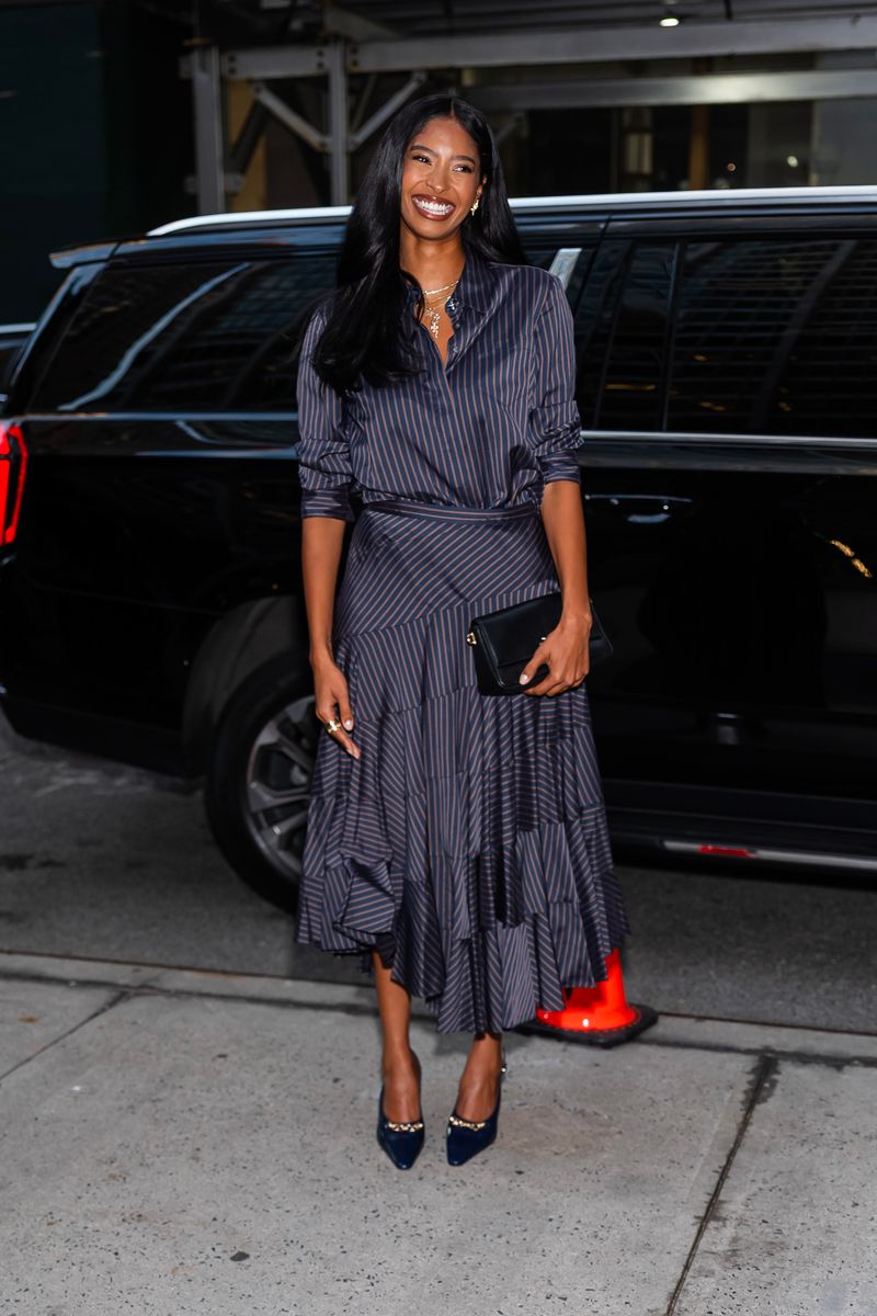 Natalia Bryant attends the Tory Burch Fashion Show during New York Fashion Week: The Shows at Isamu Noguchi Sunken Garden on September 10, 2026 in New York City.