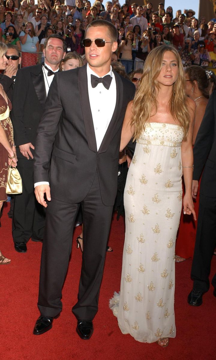 Jennifer Aniston and Brad Pitt fashion
