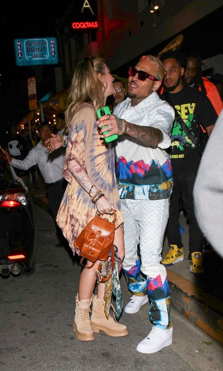 Paris Jackson and Chris Brown