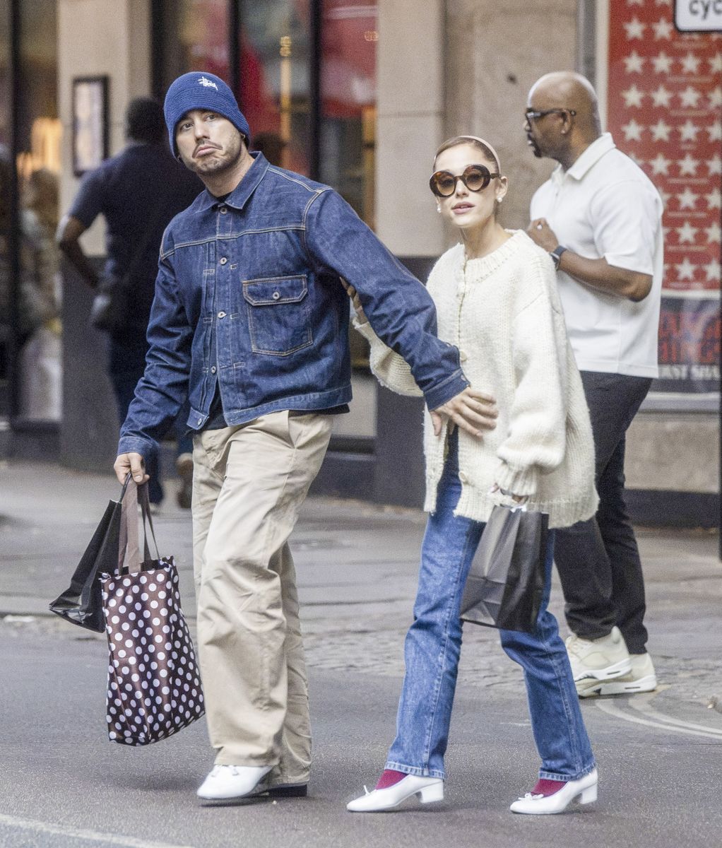 Ariana Grande and Ricky Alvarez in London