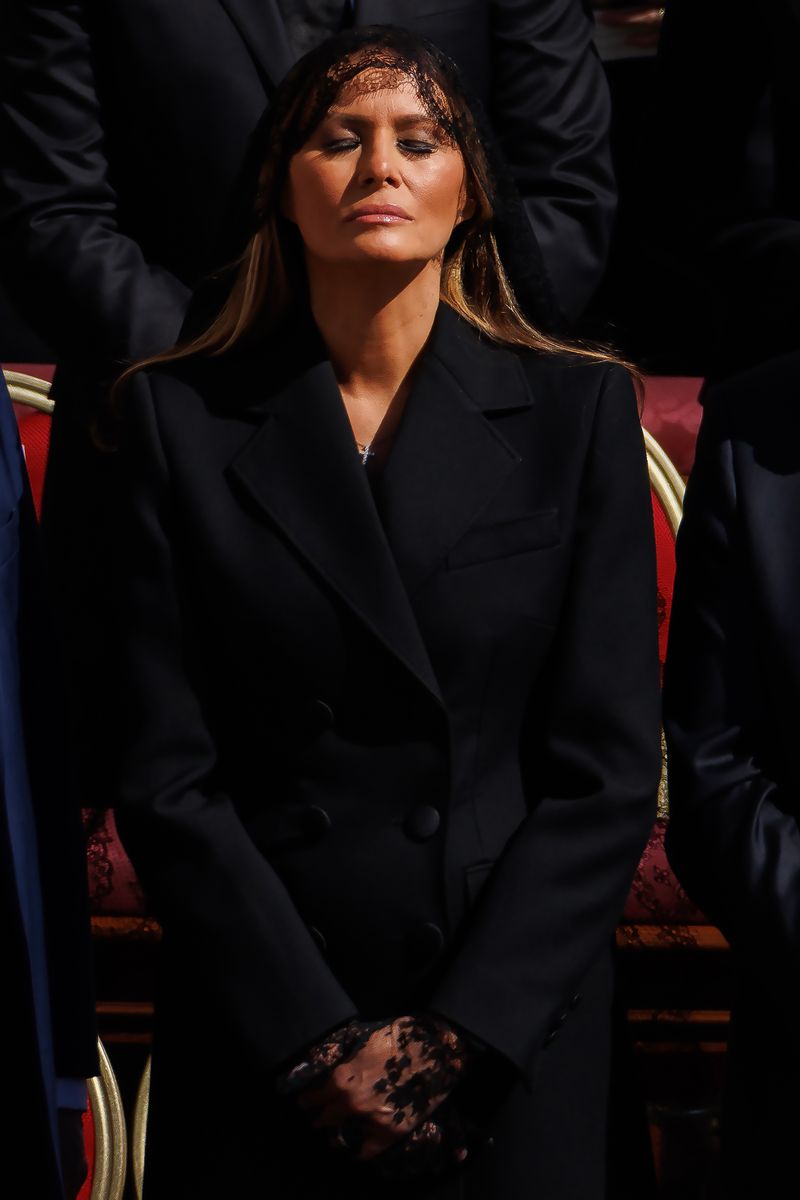 Melania Trump at Pope Francis' funeral on April 26