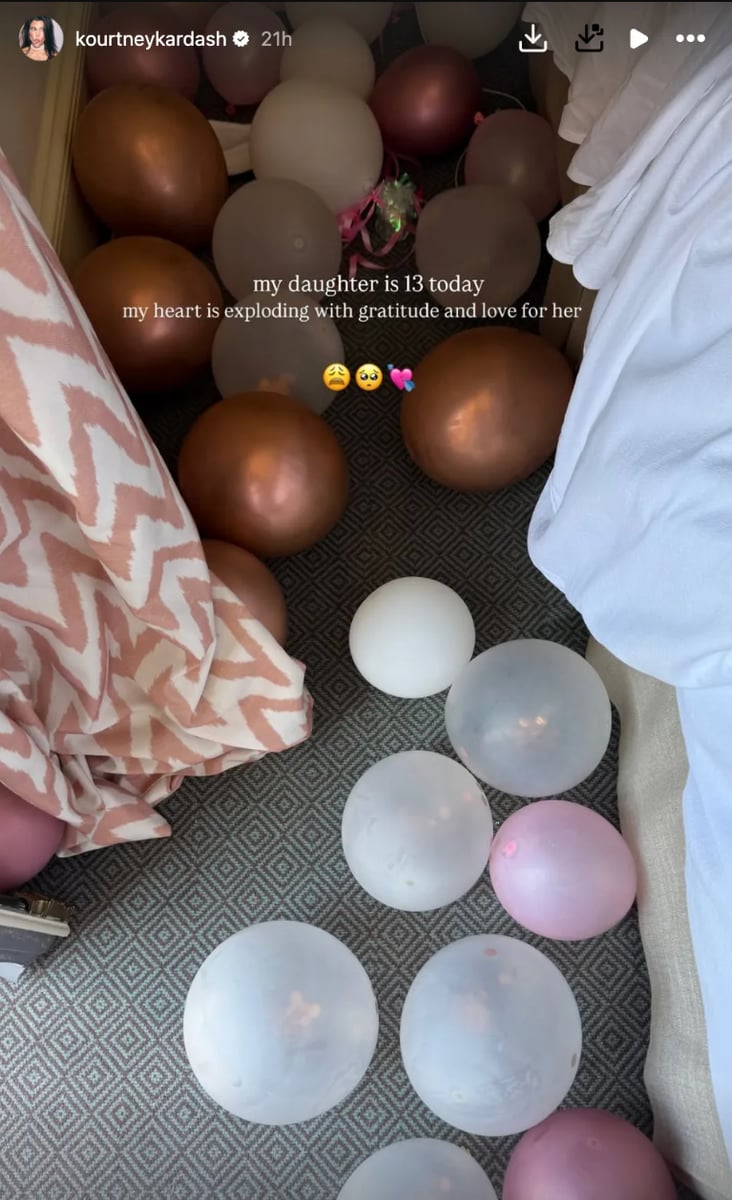 Kourtney Kardashian’s heart ‘exploding’ as she pays sweet tribute to daughter Penelope on her 13th birthday