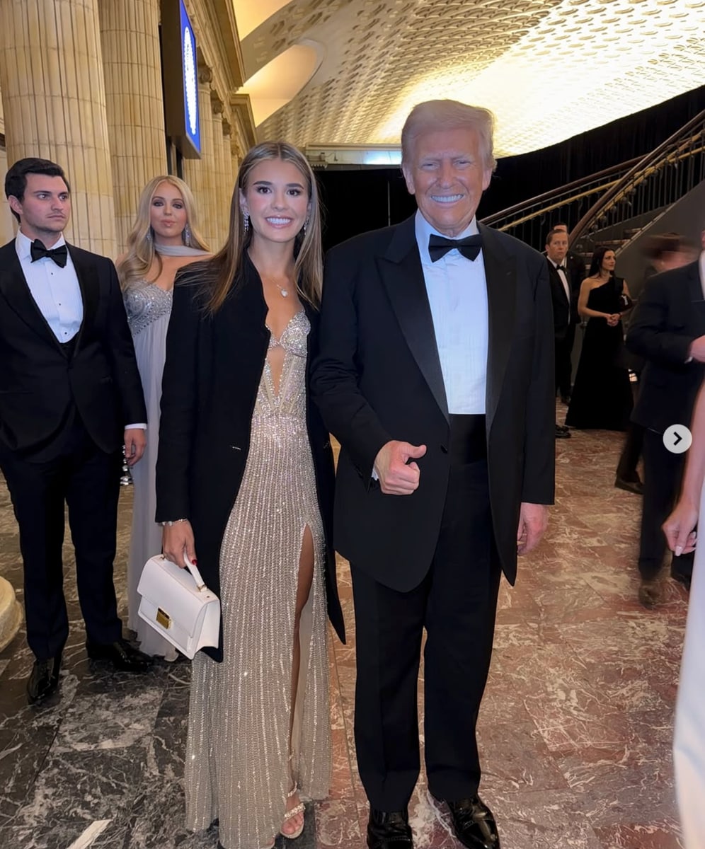 Kai Trump and Donald Trump 