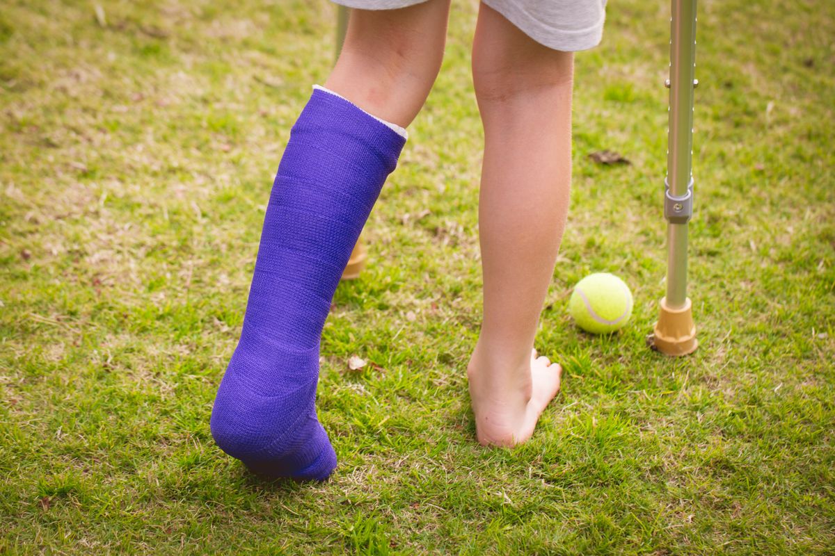 A child may be happily jumping one moment and refusing to walk the next.