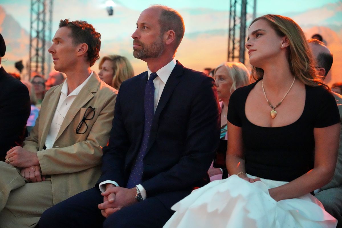 Prince William, Emma Watson and Benedict Cumberbatch at a Business Forum for The Royal Foundation's United for Wildlife
