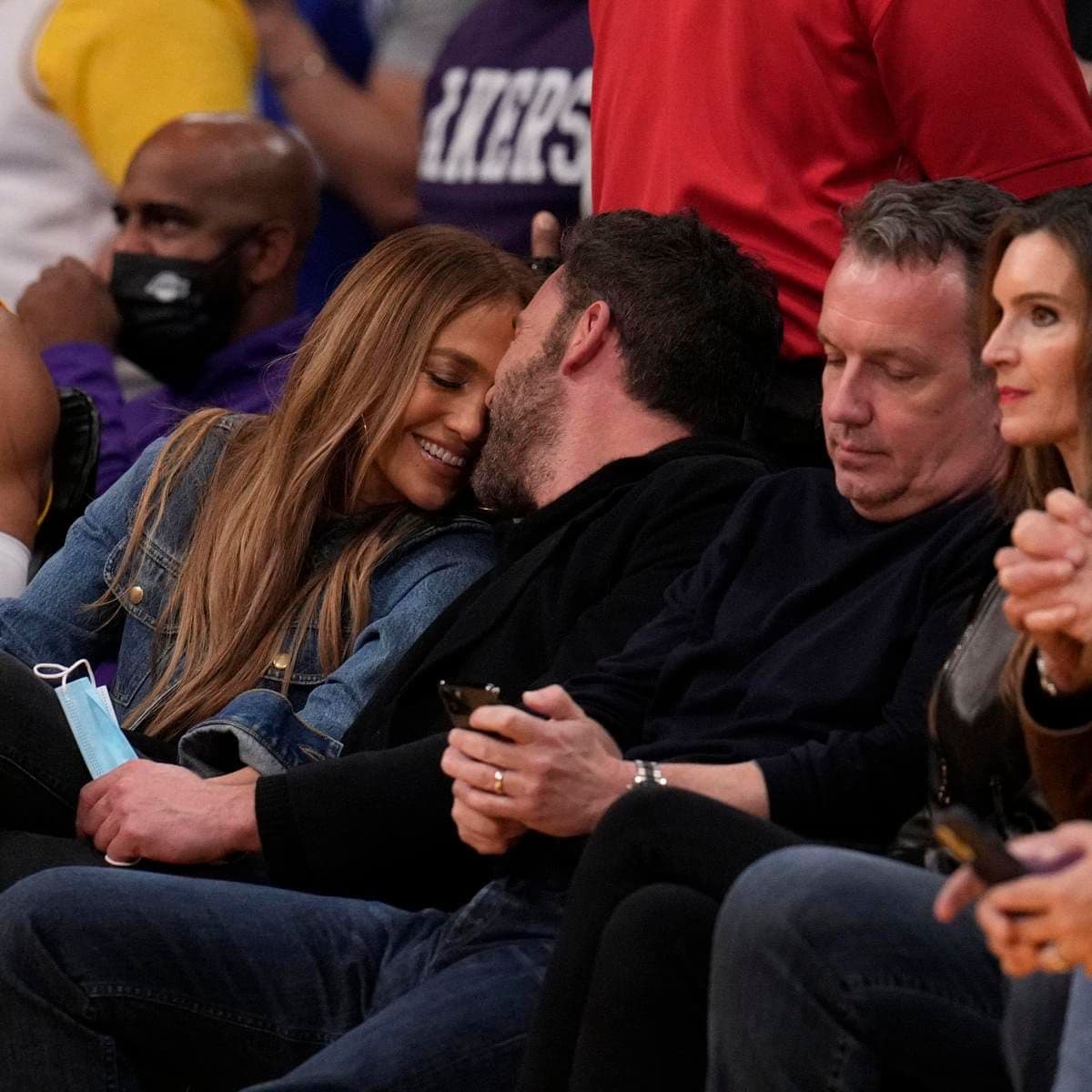 Los Angeles Lakers defeat the Boston Celtics 117-102 during a NBA basketball game at the Staples Center in Los Angeles.