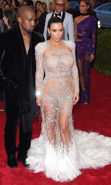 The recording artist and the TV personality attended the 2015 MET Costume Institute Gala in May, both wearing Roberto Cavalli.
<br>Photo: Getty Images