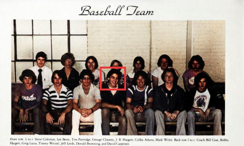 Take a look at Clooney's high school yearbook photos