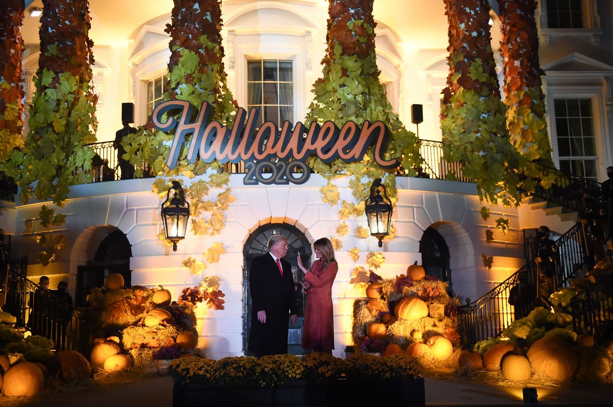 Halloween celebration at the White House in 2020