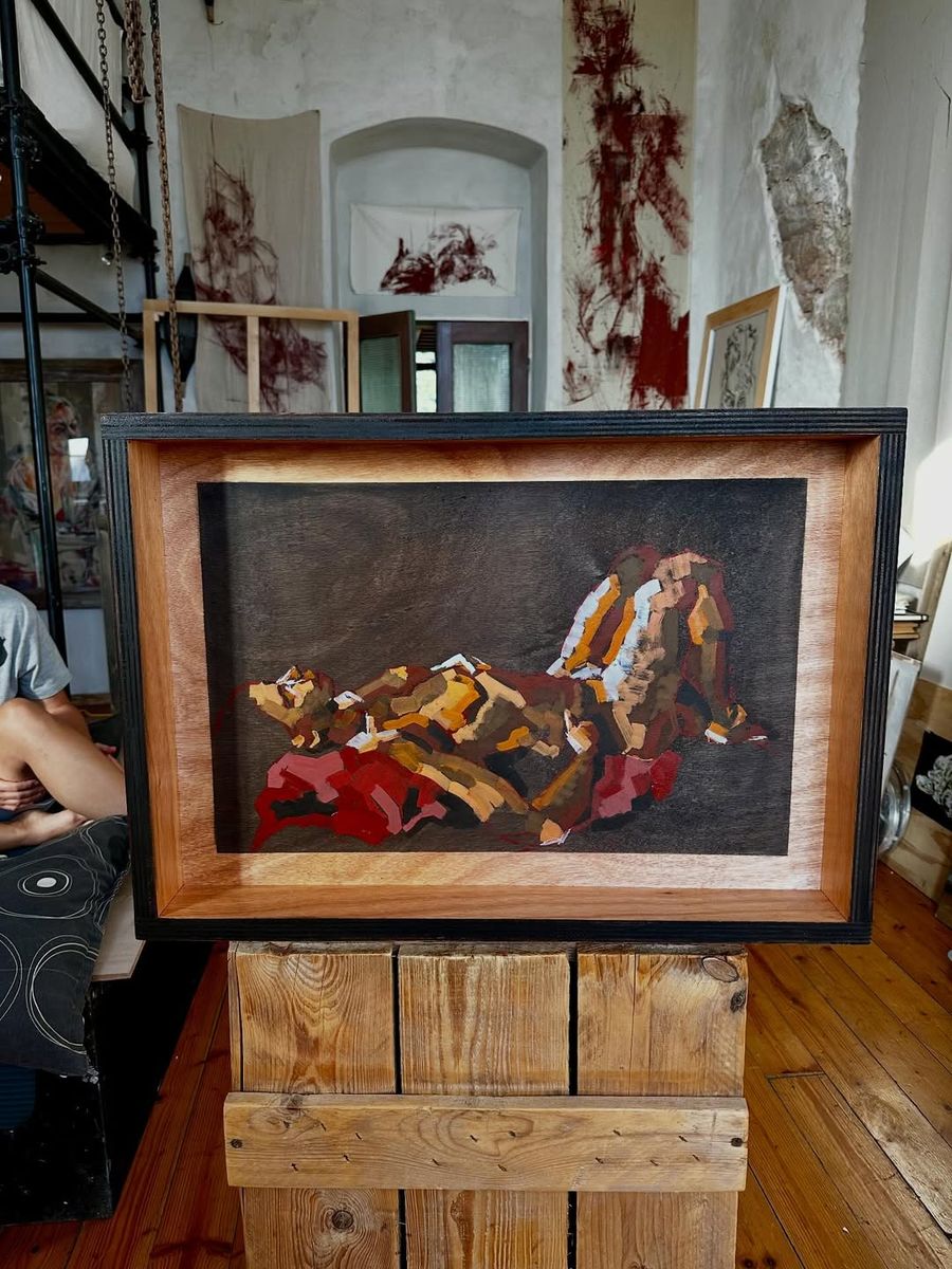 Rocco shared various photos of his art