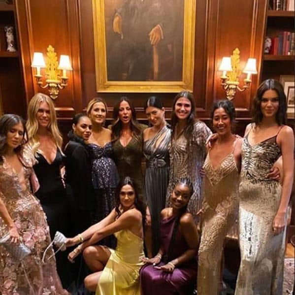 Kendall Jenner and Justin Bieber and Hailey Baldwin wedding guests