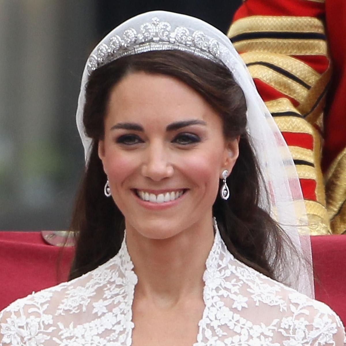 The Princess made her tiara debut in 2011 at her royal wedding to Prince William wearing the Cartier Halo tiara. The tiara, which was made by Cartier in 1936, was lent to Catherine by Queen Elizabeth, who received it as a gift from her mother on her 18th birthday.