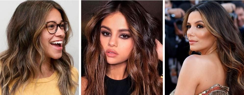 Celebrity hairstyles balayage