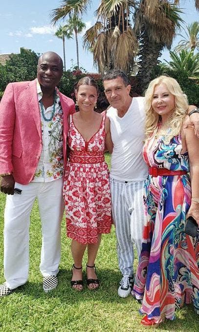 Luis Miguel parties with Princess Märtha Louise at Antonio Banderas' house in Spain