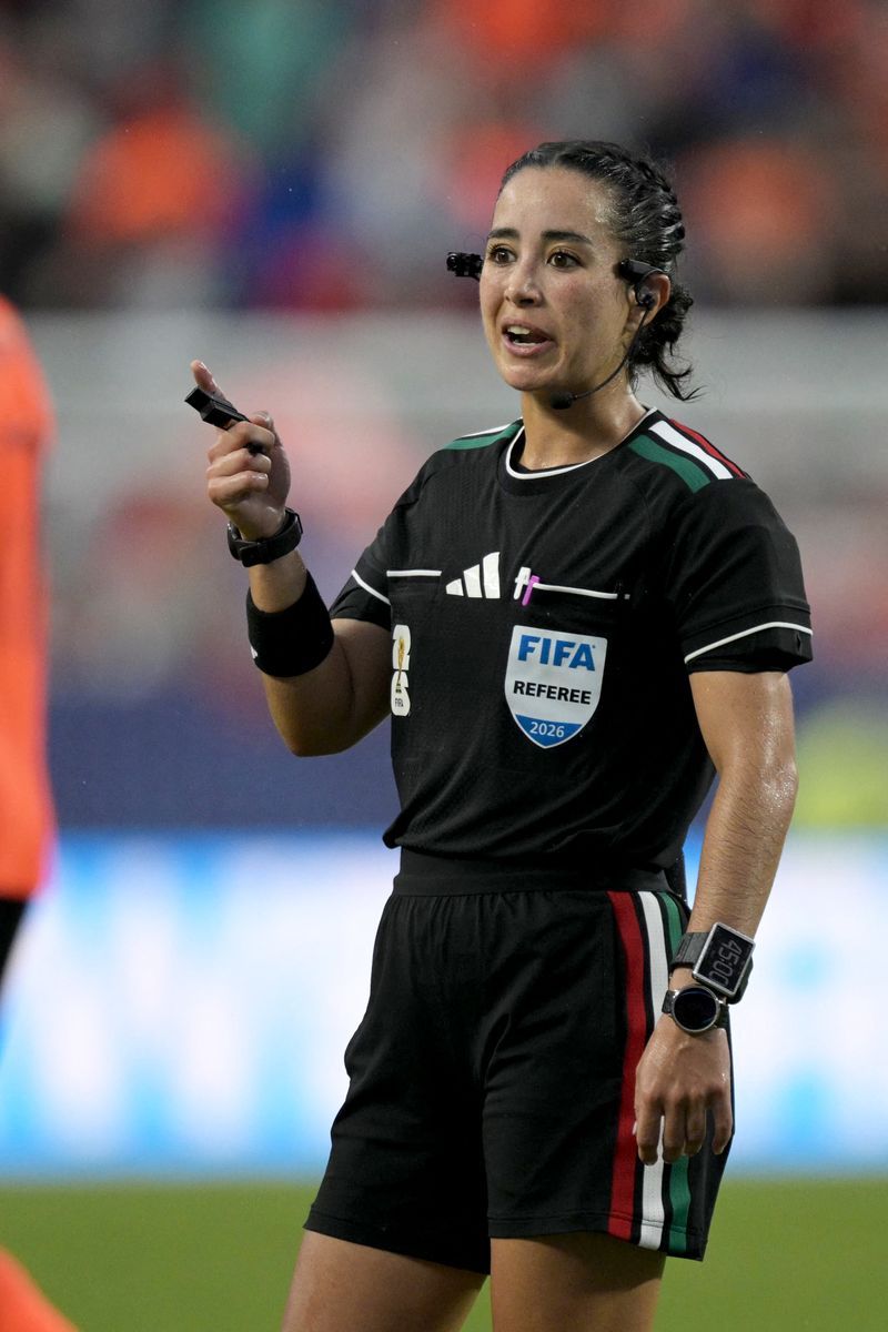 At 33 years old, García took charge of the match in front of a packed crowd, leading an elite officiating crew on one of soccer's biggest stages.