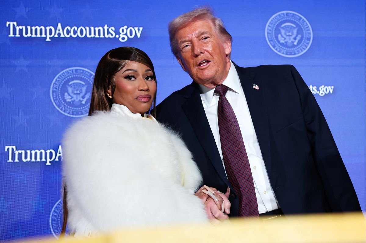 Nicki Minaj joins Donald Trump on stage: 'I have the utmost respect and admiration'
