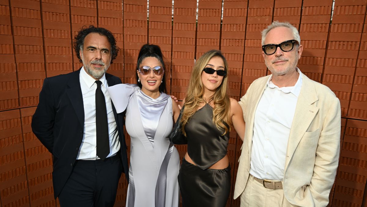 Valentina Pinault stuns in sleek satin skirt as she follows in mom Salma Hayek's footsteps