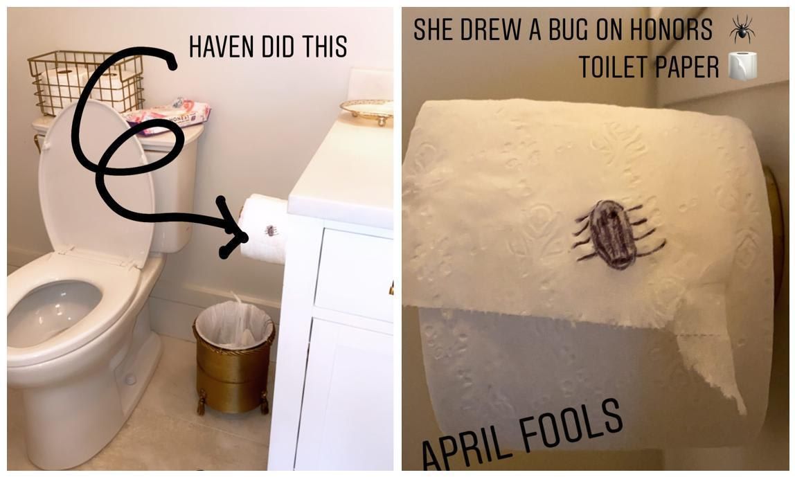 Jessica Alba shares picture of daughter Haven's April Fools' prank on sister Honor