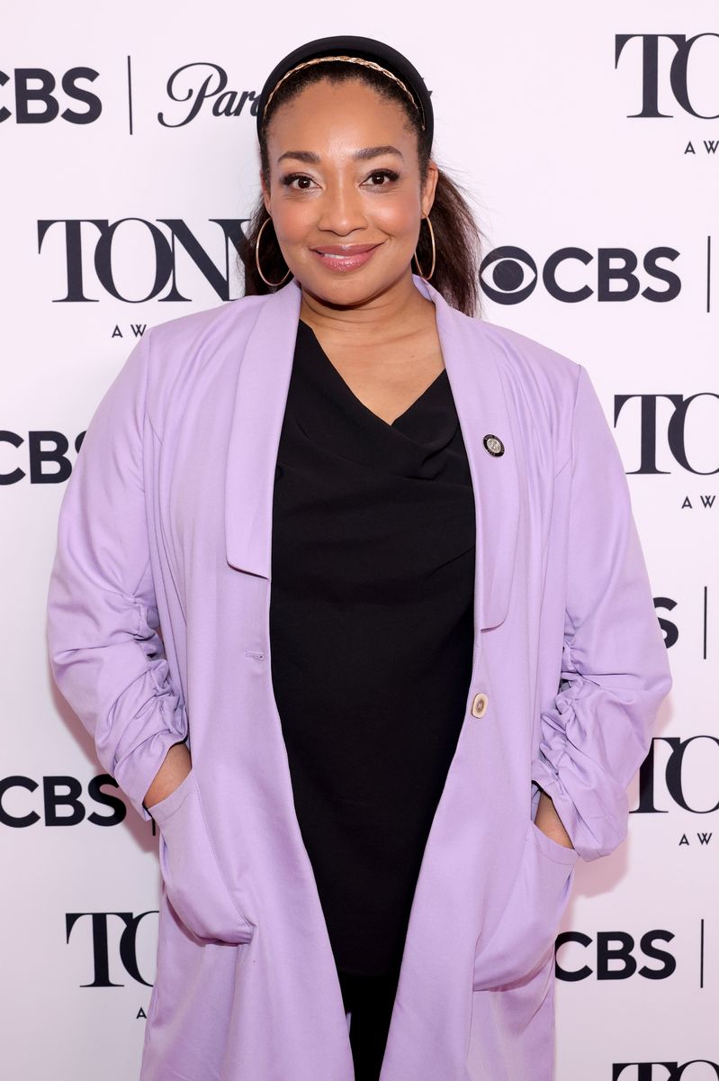 NEW YORK, NEW YORK - MAY 08: Natalie Venetia Belcon attends the 78th Annual Tony Awards Meet The Nominees Press Event at Sofitel New York on May 08, 2025 in New York City. (Photo by Mike Coppola/Getty Images for Tony Awards Productions)