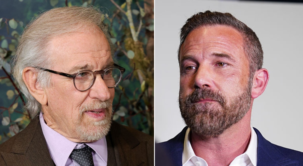 Steven Spielberg and Ben Affleck