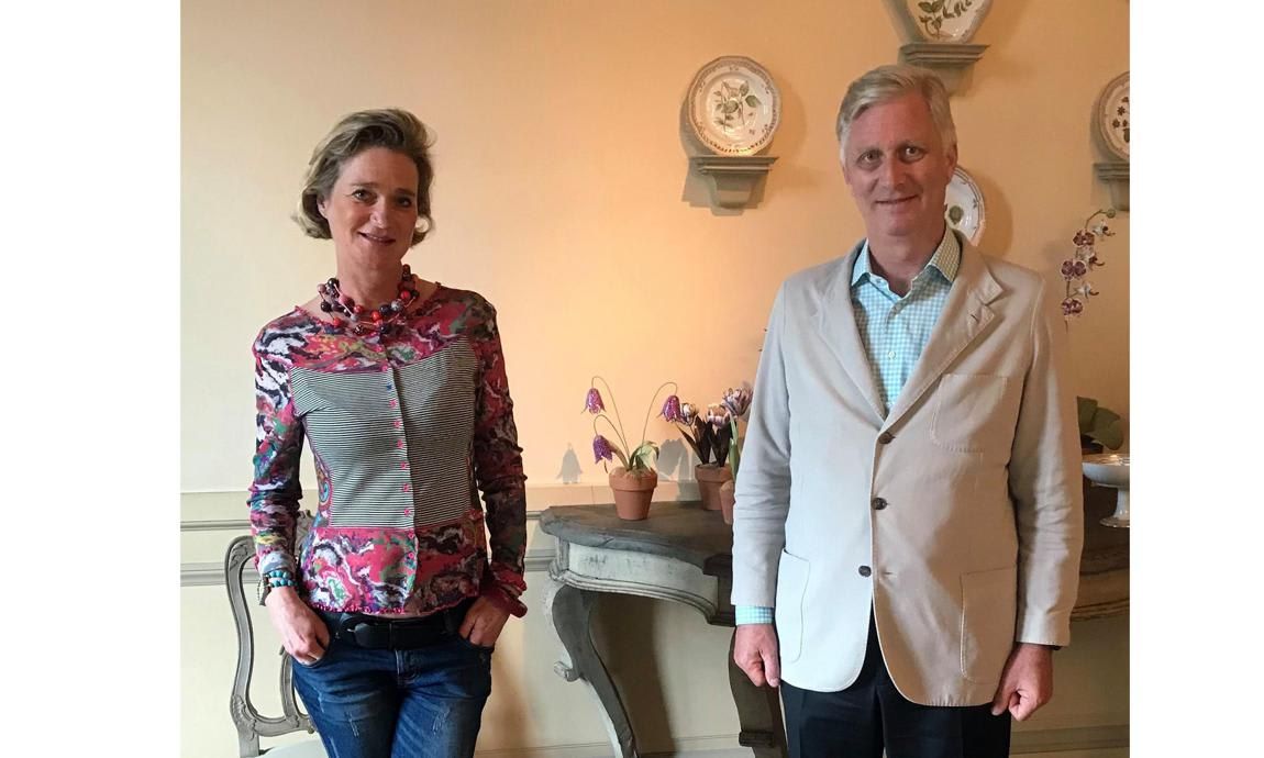 The King of Belgium met his half sister Delphine Boël for the first time on Oct. 9