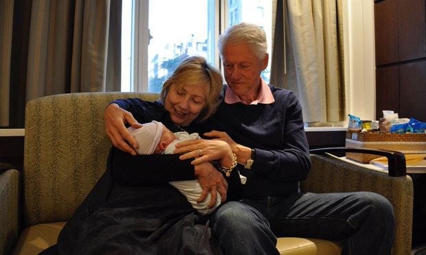 Hillary said being a grandparent is "amazing."
Photo: Twitter/@HillaryClinton