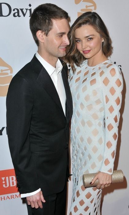Miranda is now engaged to Snapchat founder Evan Spiegel.
Photo: Hahn Lionel / ABACA USA/PA Images